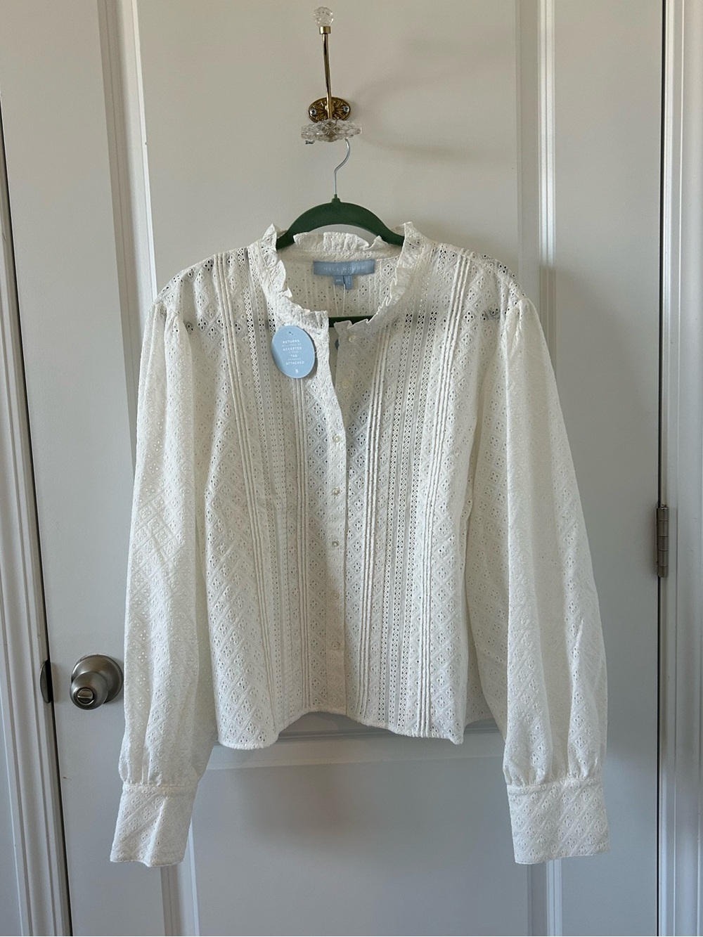 NWT Hill House Home Lillian Blouse Top